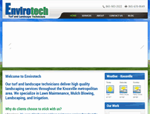 Tablet Screenshot of envirotechlawn.info